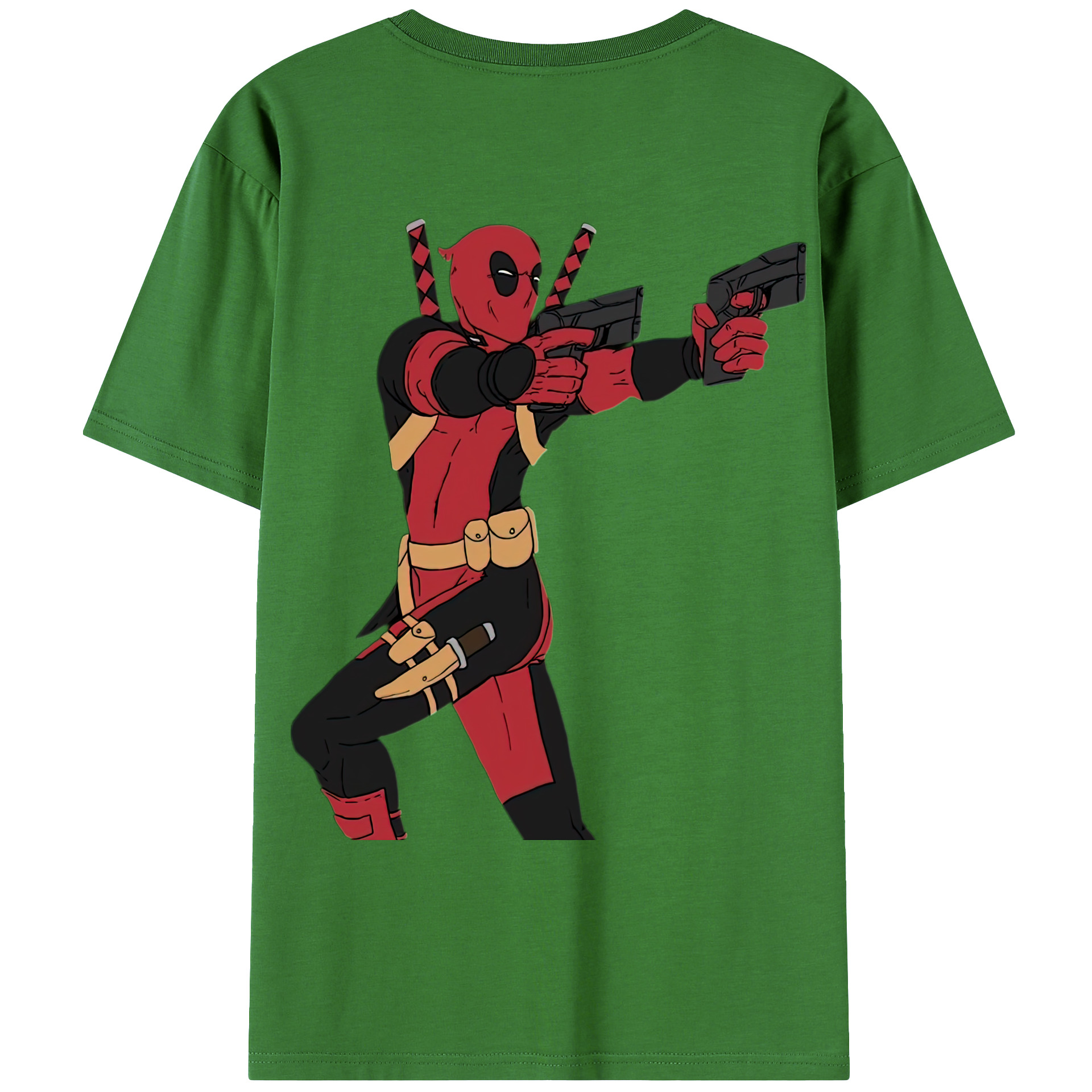 （画像用） Deadpool デッドプール レディース半袖Tシャツ(バックプリント)
